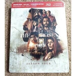 The Chosen Season 4 Steelbook Blu-ray + Art Print Brand New Sealed